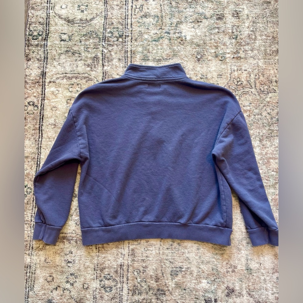 Set Active Purple Half Zip Pullover Size Medium - image 3